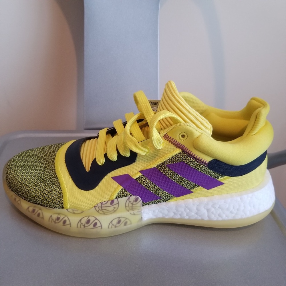 Adidas Marquee Boost Low Yellow/Purple Size 8